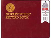 Dome+%3cbr%3e+Notary+Public+Journal+%3cbr%3e+Soft+Cover